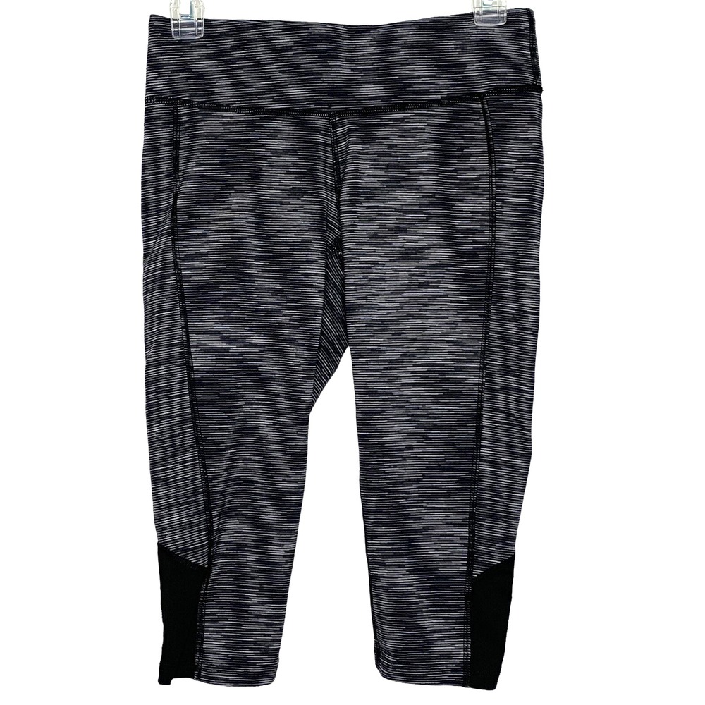 Lucy Powermax Utimate X-Training Womens Size S Cropped Capri Leggings Gray Multi